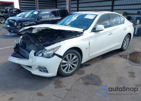 2014 Infiniti Q50 Premium из США, поврежденный, VIN JN1BV7AP6EM686420